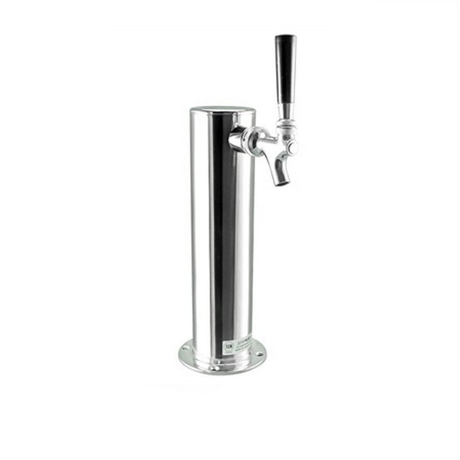 Taprite Stainless Steel Single Tap Beer Tower - SS Lever Faucet - #D4743TSS