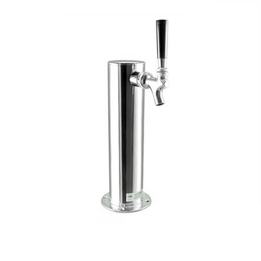 Taprite Stainless Steel Single Tap Beer Tower - SS Lever Faucet - #D4743TSS