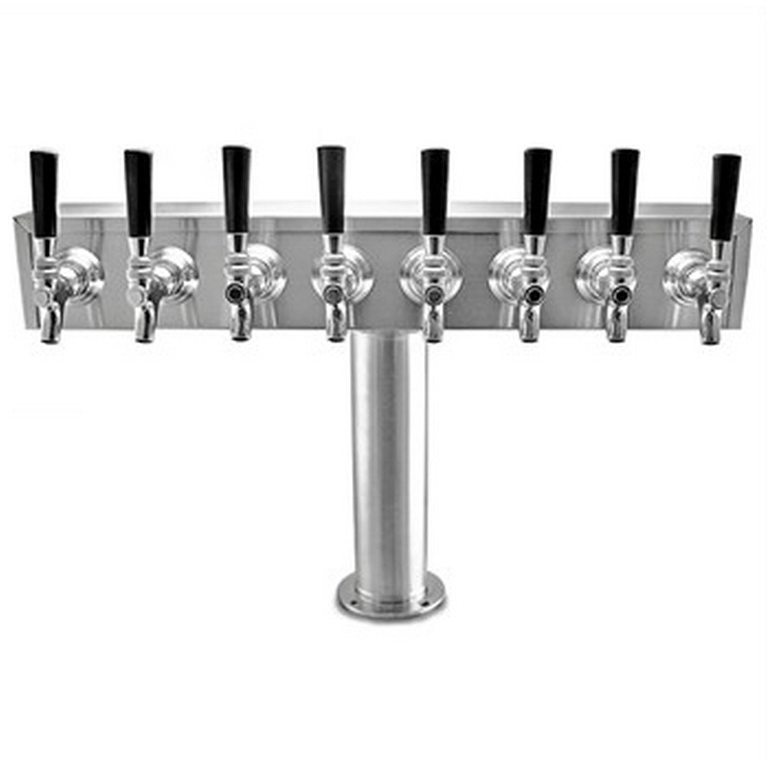 Taprite Stainless Steel Octuple Faucet ‘Tee’ Beer Tower