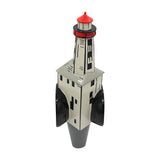 Honey Brown Steelback Lighthouse Tap Handle