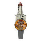 Honey Brown Steelback Lighthouse Tap Handle