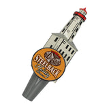 Honey Brown Steelback Lighthouse Tap Handle