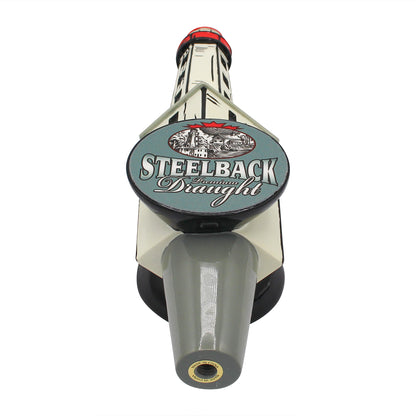 Draught Steelback Lighthouse Tap Handle