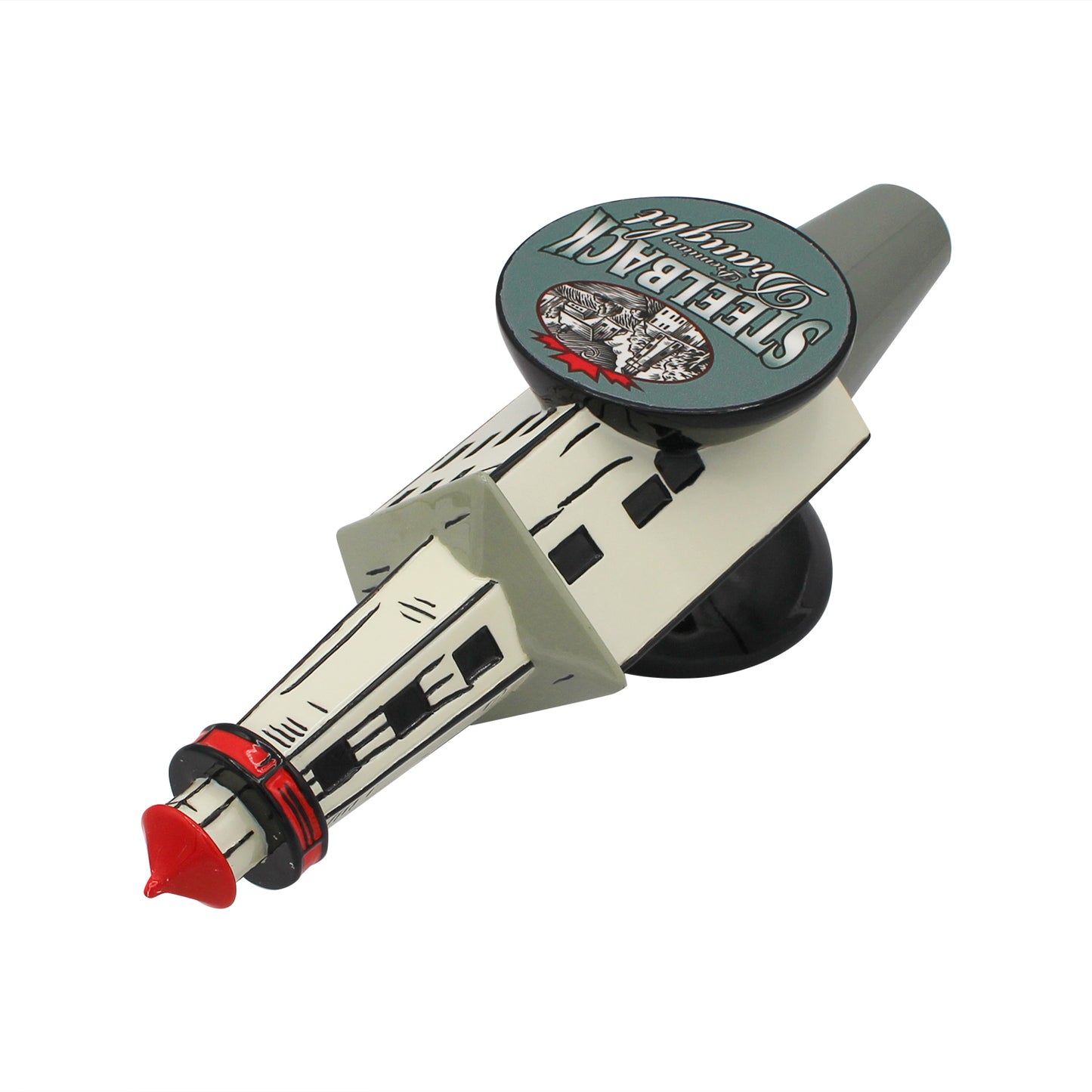 Draught Steelback Lighthouse Tap Handle