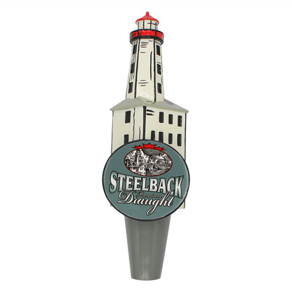 Draught Steelback Lighthouse Tap Handle