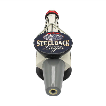 Lager Steelback Lighthouse Tap Handle