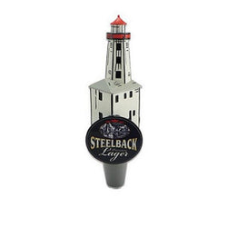 Steelback Lighthouse Tap Handle - Lager