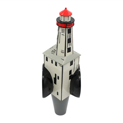Light Steelback Lighthouse Tap Handle