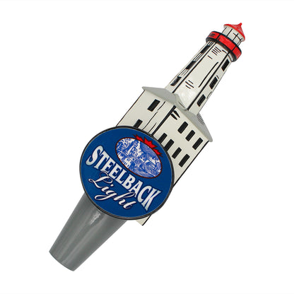 Light Steelback Lighthouse Tap Handle