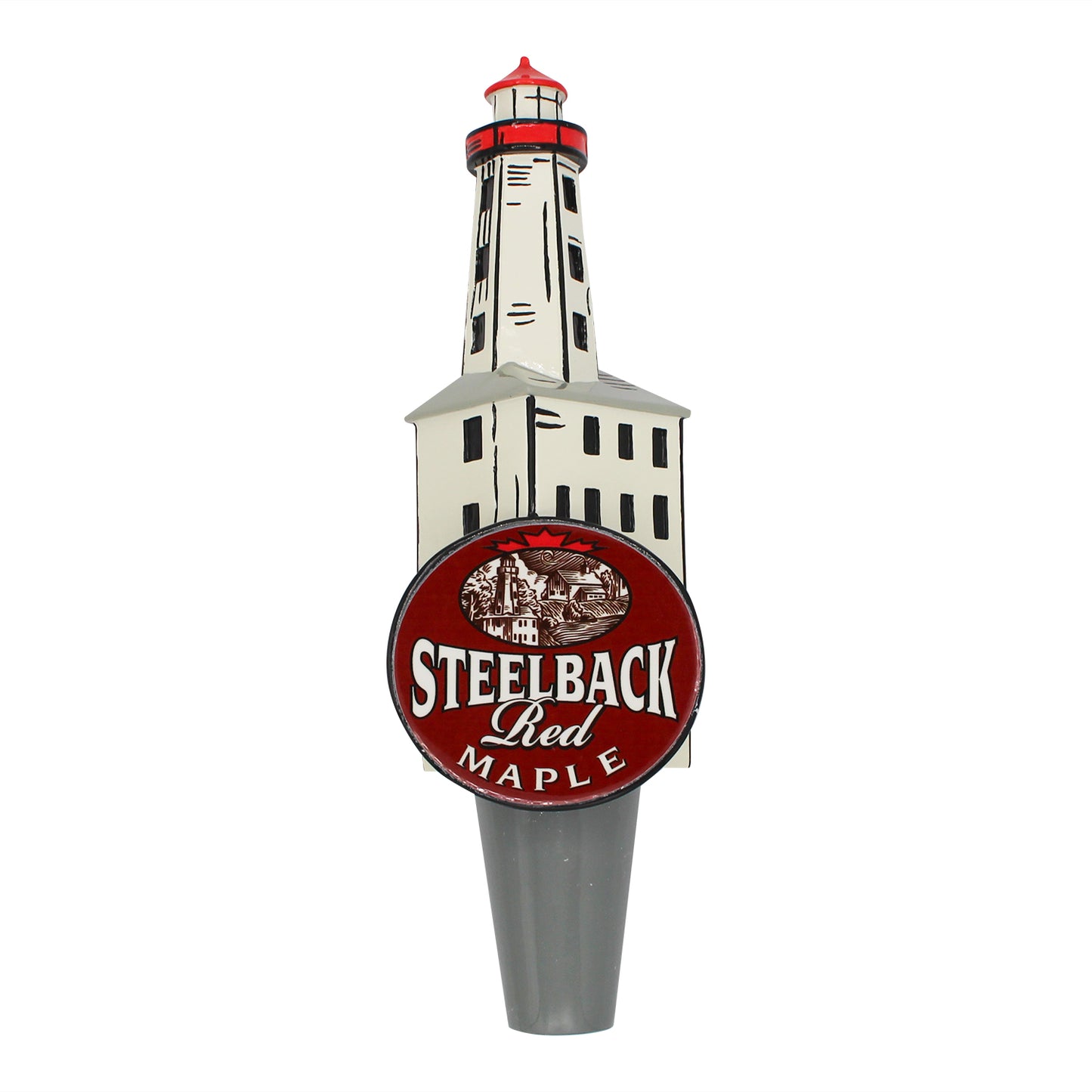 Steelback Brewery Lighthouse Red Maple Tap Handle