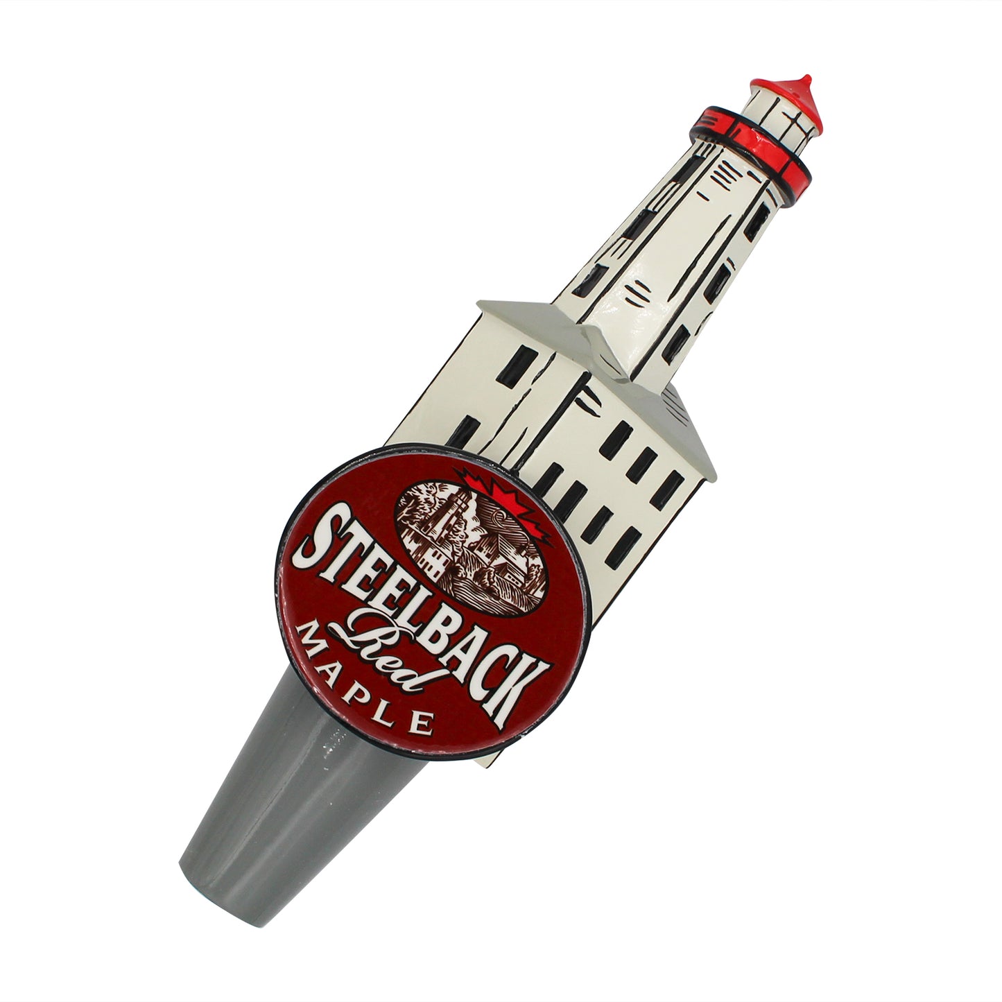 Steelback Brewery Lighthouse Red Maple Tap Handle