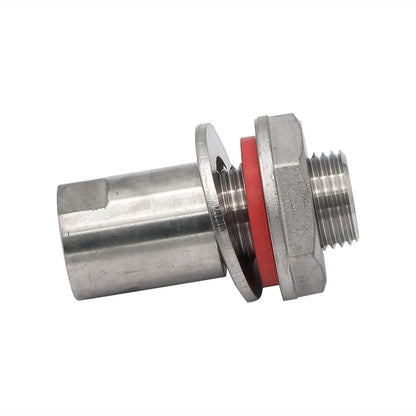 Stainless Steel Premium Weldless Bulkhead - 1/2" NPT