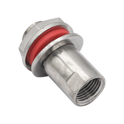 Stainless Steel Premium Weldless Bulkhead - 1/2" NPT