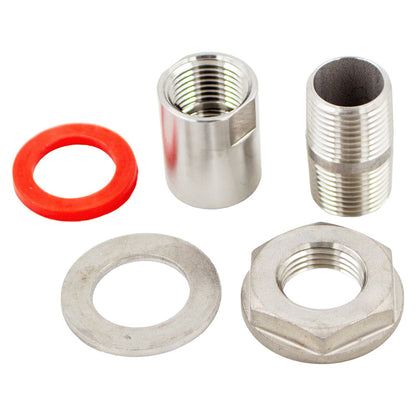 Stainless Steel Premium Weldless Bulkhead - 1/2" NPT