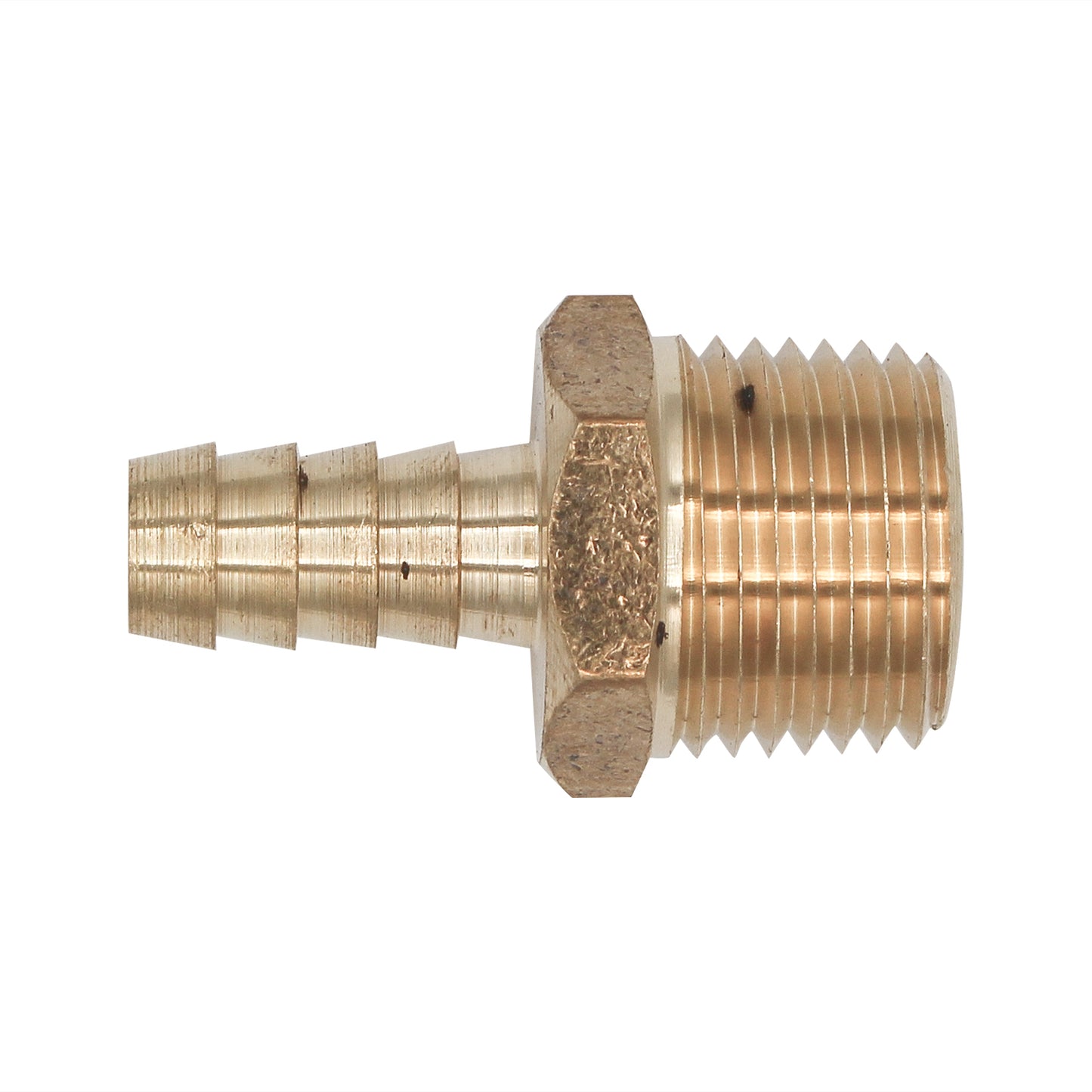 Brass 3/8" Barb to 1/2" Male NPT