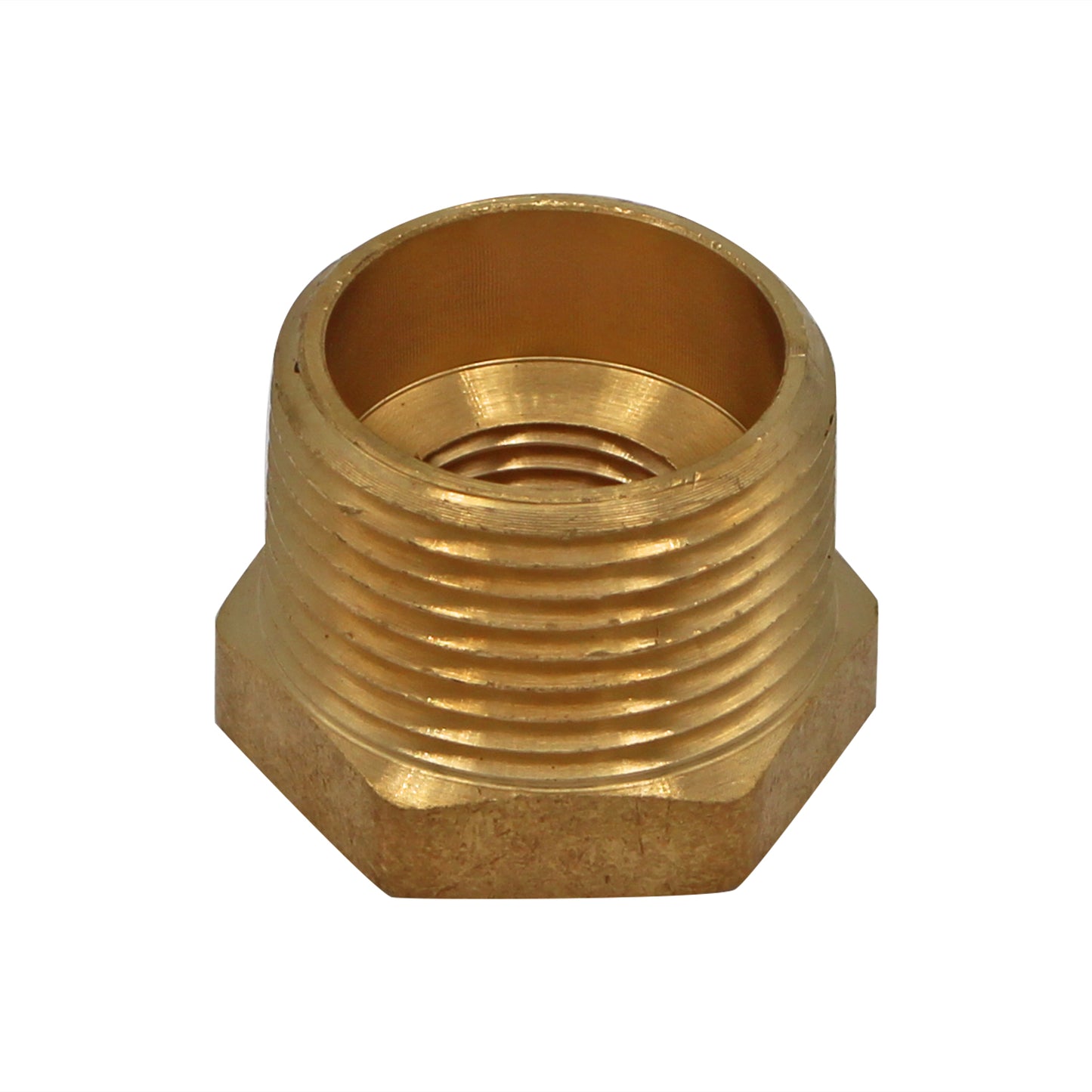 Brass Reducer Bushing - 1" Male NPT X 1/2" Female NPT