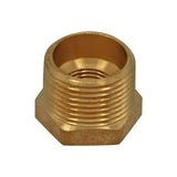 Brass Reducer Bushing - 1" Male NPT X 1/2" Female NPT