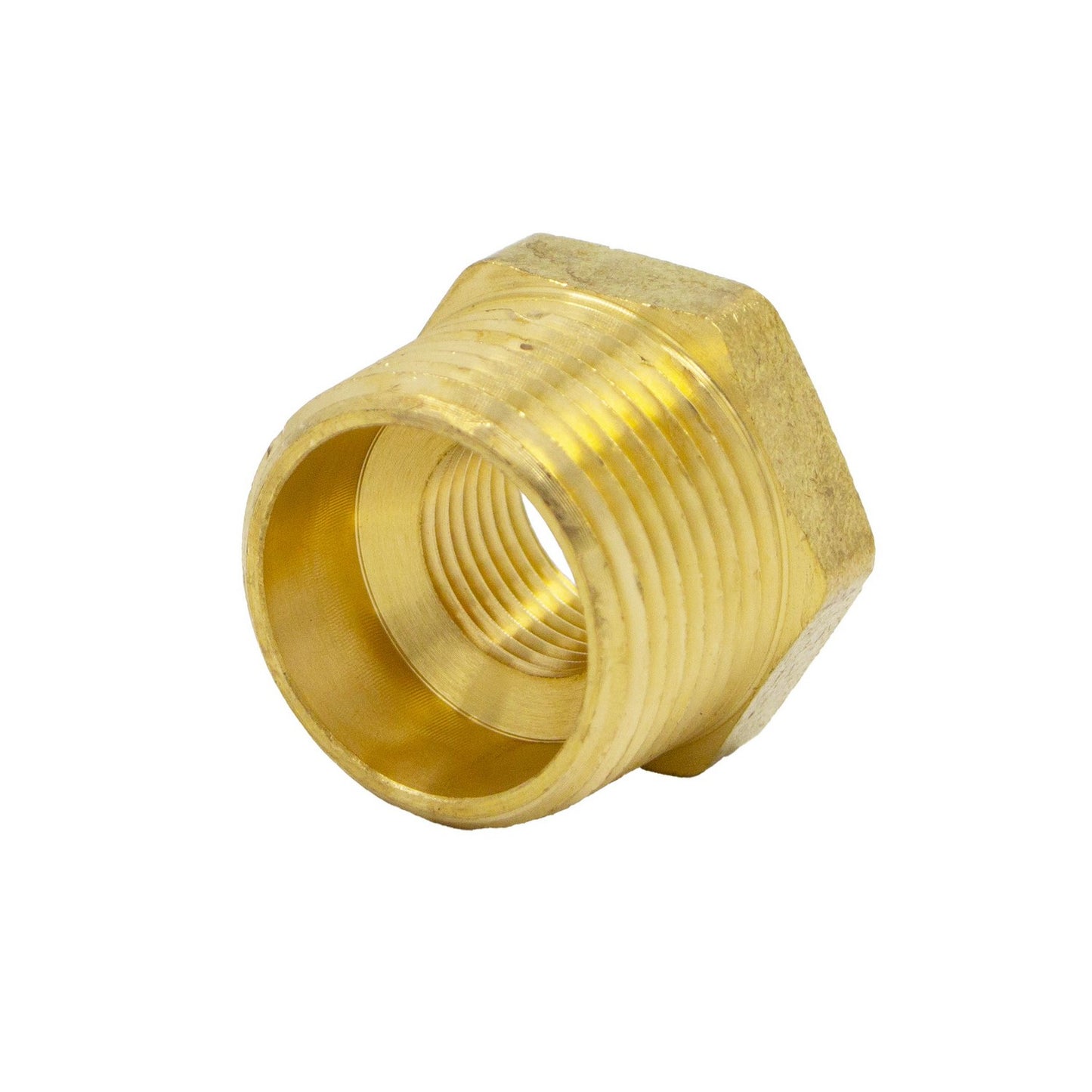 Brass Reducer Bushing - 1" Male NPT X 1/2" Female NPT