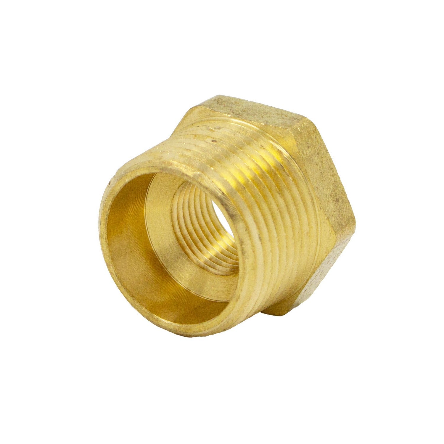 Brass Reducer Bushing - 1" Male NPT X 1/2" Female NPT