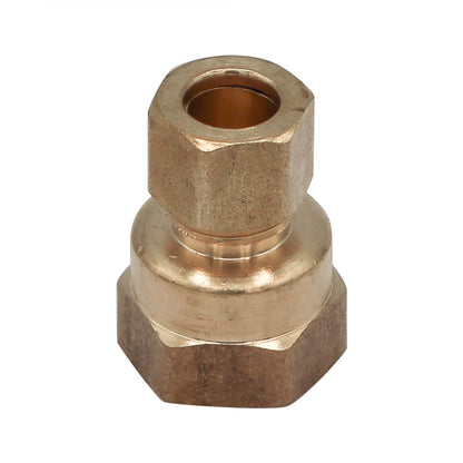 Brass 3/8" Compression to 1/2" Female NPT