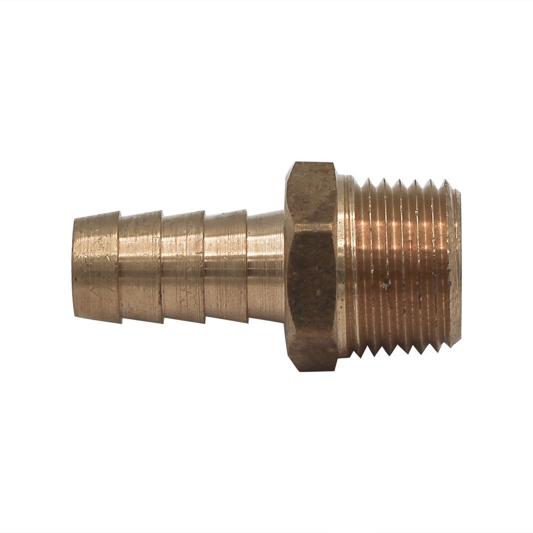 Brass 1/2" Barb to 1/2" Male NPT