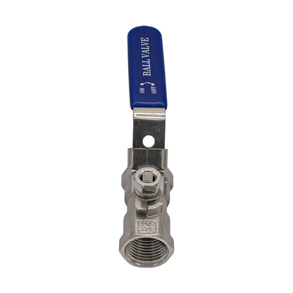 Stainless Steel 1/2" Female NPT 1-Piece Ball Valve -  Canuck Homebrew Supply, Canada