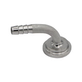 Brass 1/4" Barb 90Â° Tailpiece