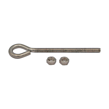 3" Stainless Steel Cooler Eyebolt - 1/4" Threaded
