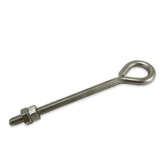 Stainless Steel Cooler Eyebolt  - 1/4" Thread