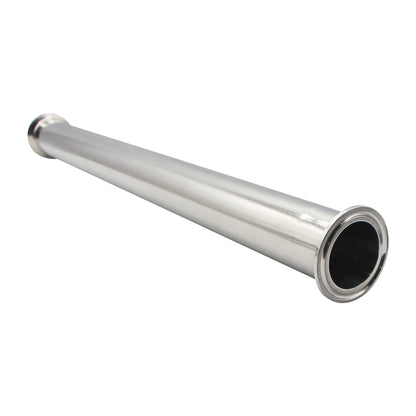 1.5" Tri Clamp Extension Tube (18") - Tri Clover Sanitary Stainless Steel