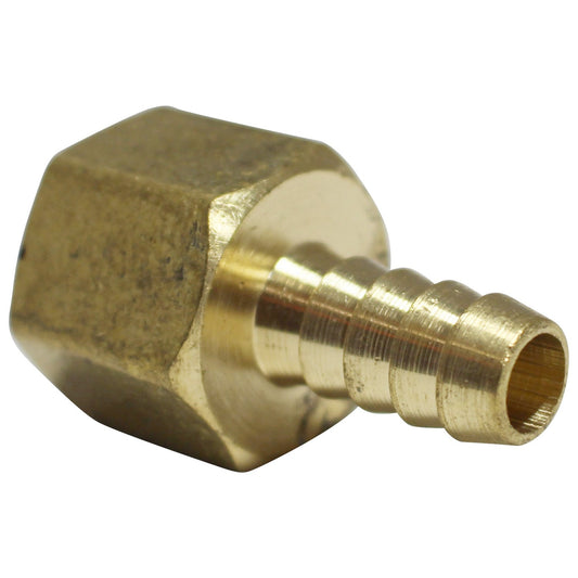 3/8" Brass Barb to 1/2" Female NPT