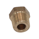 Brass 1/4" Male NPT Hex Plug