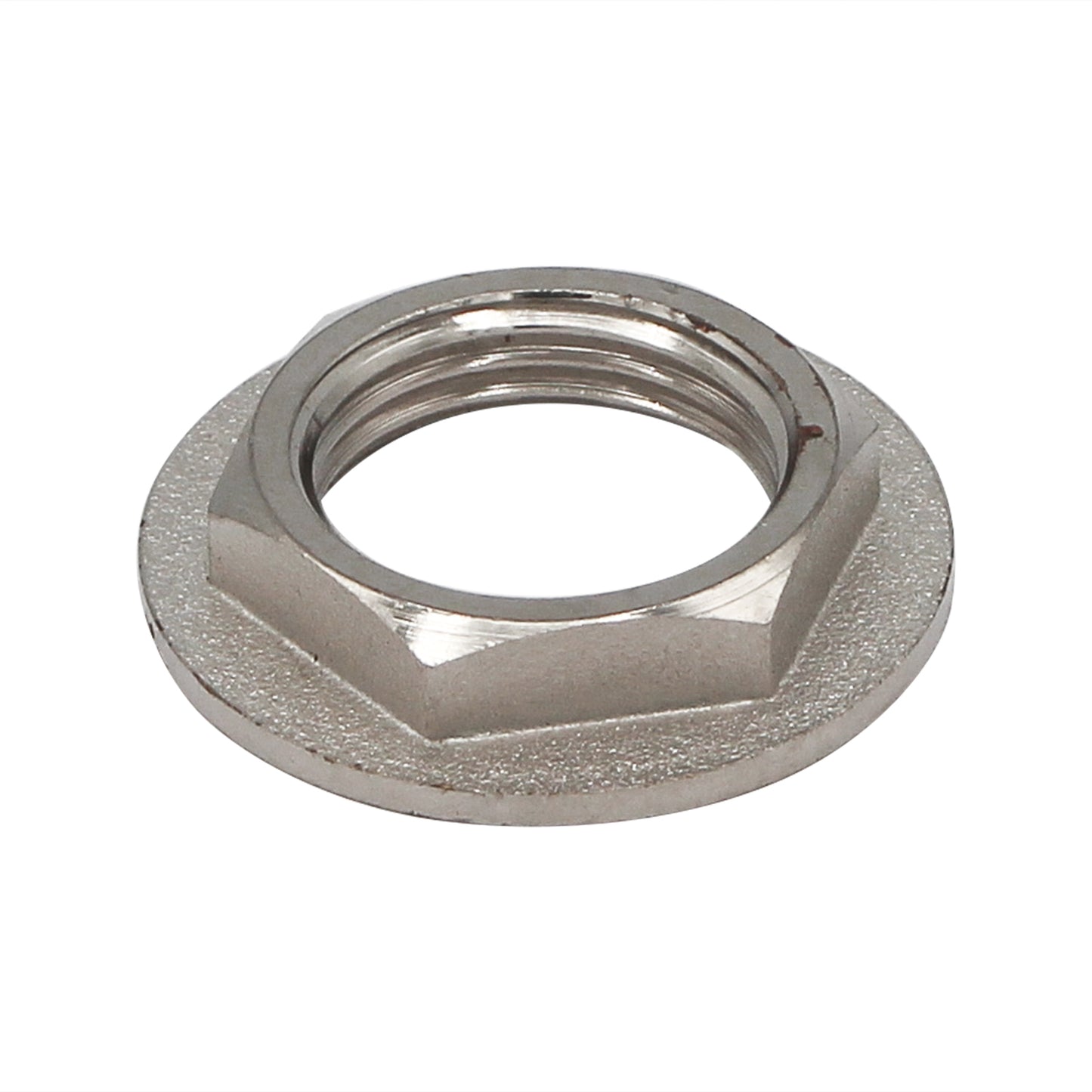 5/8" BSP Flanged Lock Nut - Chrome Plated Brass Pipe Fitting