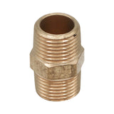 Brass 1/2" NPT Close Nipple