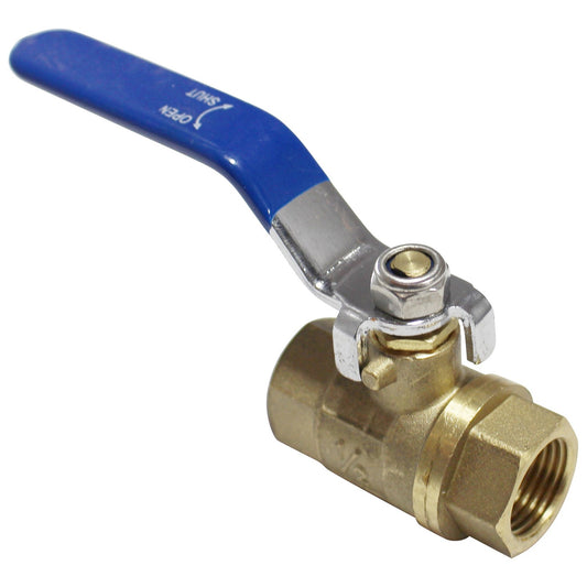 Ball Valve - Brass - 1/2" Female NPT