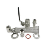 Disassembled Mash King Weldless Kettle Screen Kit