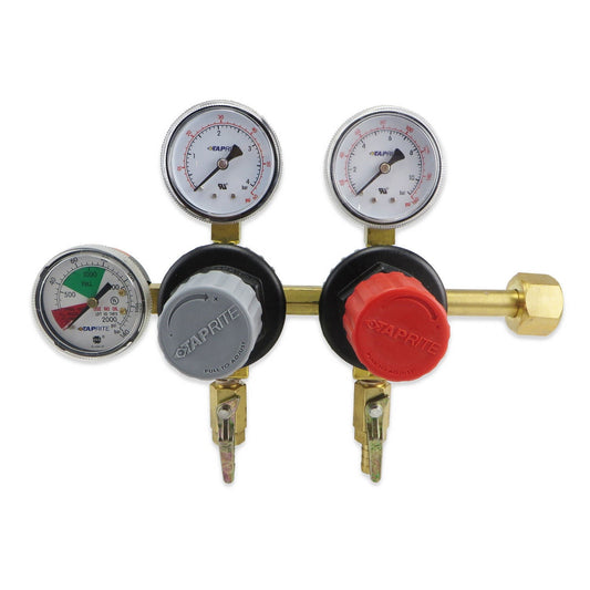 Dual Product Beer and Soda CO2 Regulator (60, 160, & 2000PSI) #T5752HP-05 - Canadian Homebrewing Supplier - Free Shipping - Canuck Homebrew Supply