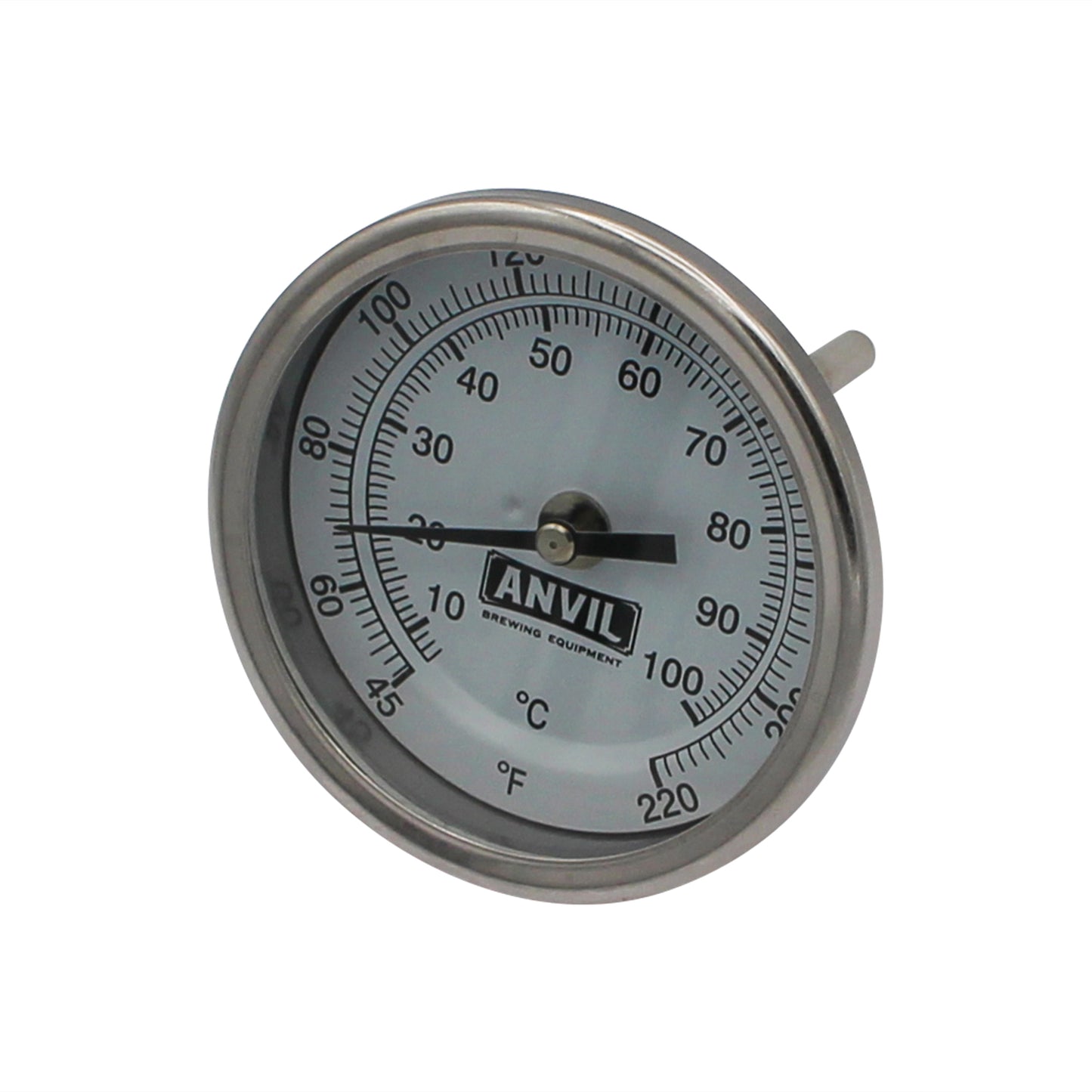 Brewing Thermometer - Weldless - 1/2" NPT -  Canuck Homebrew Supply, Canada