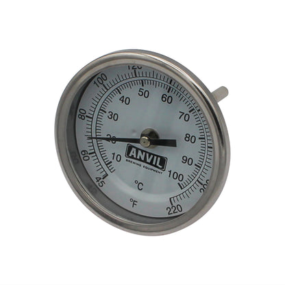 Brewing Thermometer - Weldless - 1/2" NPT -  Canuck Homebrew Supply, Canada