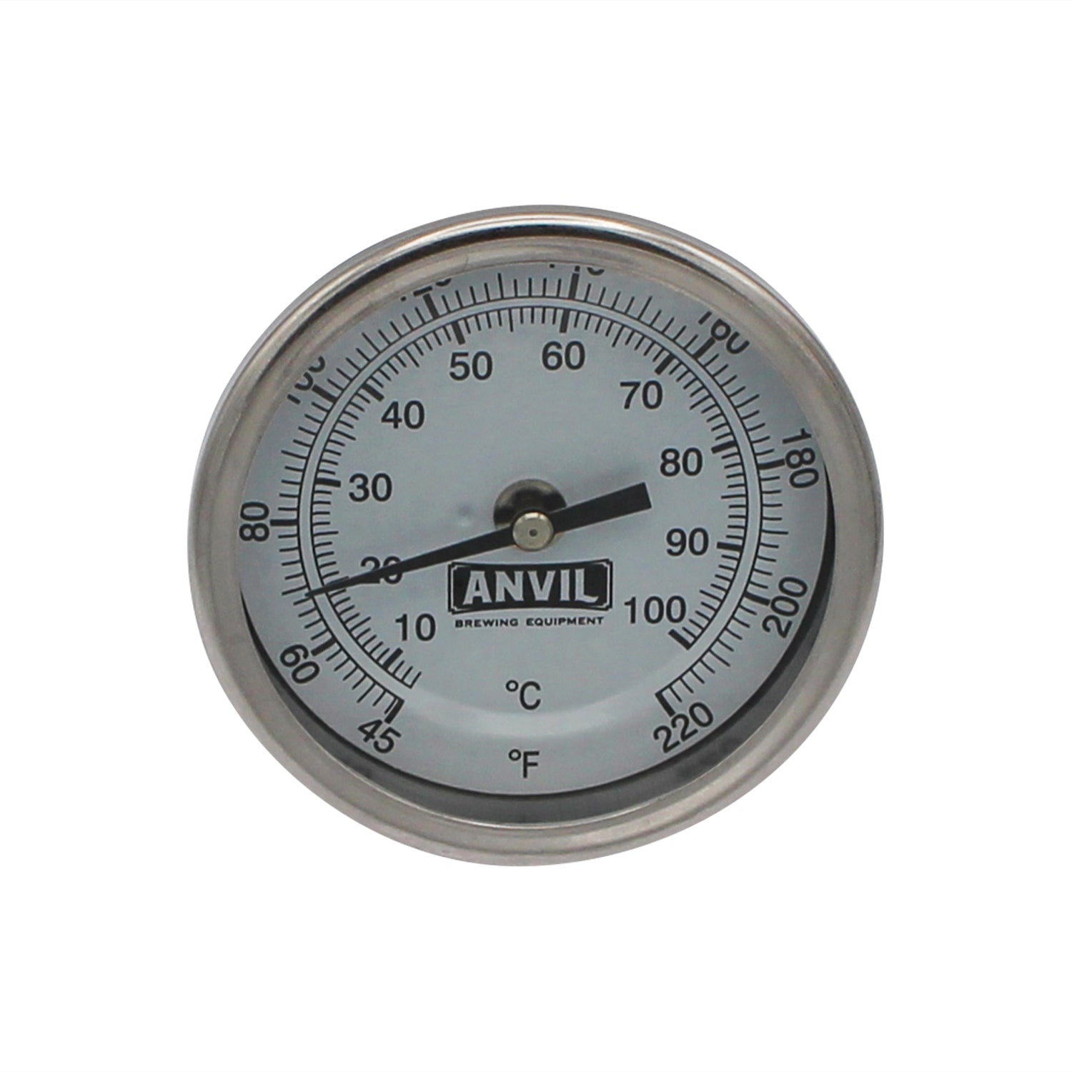 Brewing Thermometer - Weldless - 1/2" NPT -  Canuck Homebrew Supply, Canada