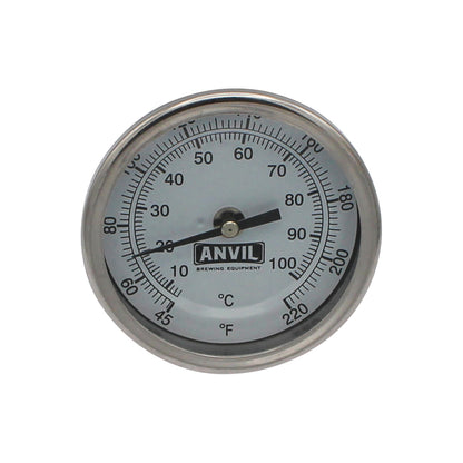 Brewing Thermometer - Weldless - 1/2" NPT -  Canuck Homebrew Supply, Canada