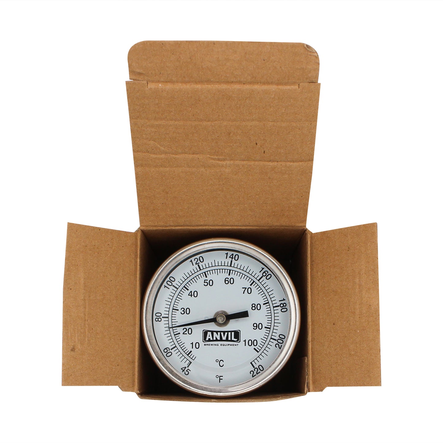 Brewing Thermometer - Weldless - 1/2" NPT -  Canuck Homebrew Supply, Canada