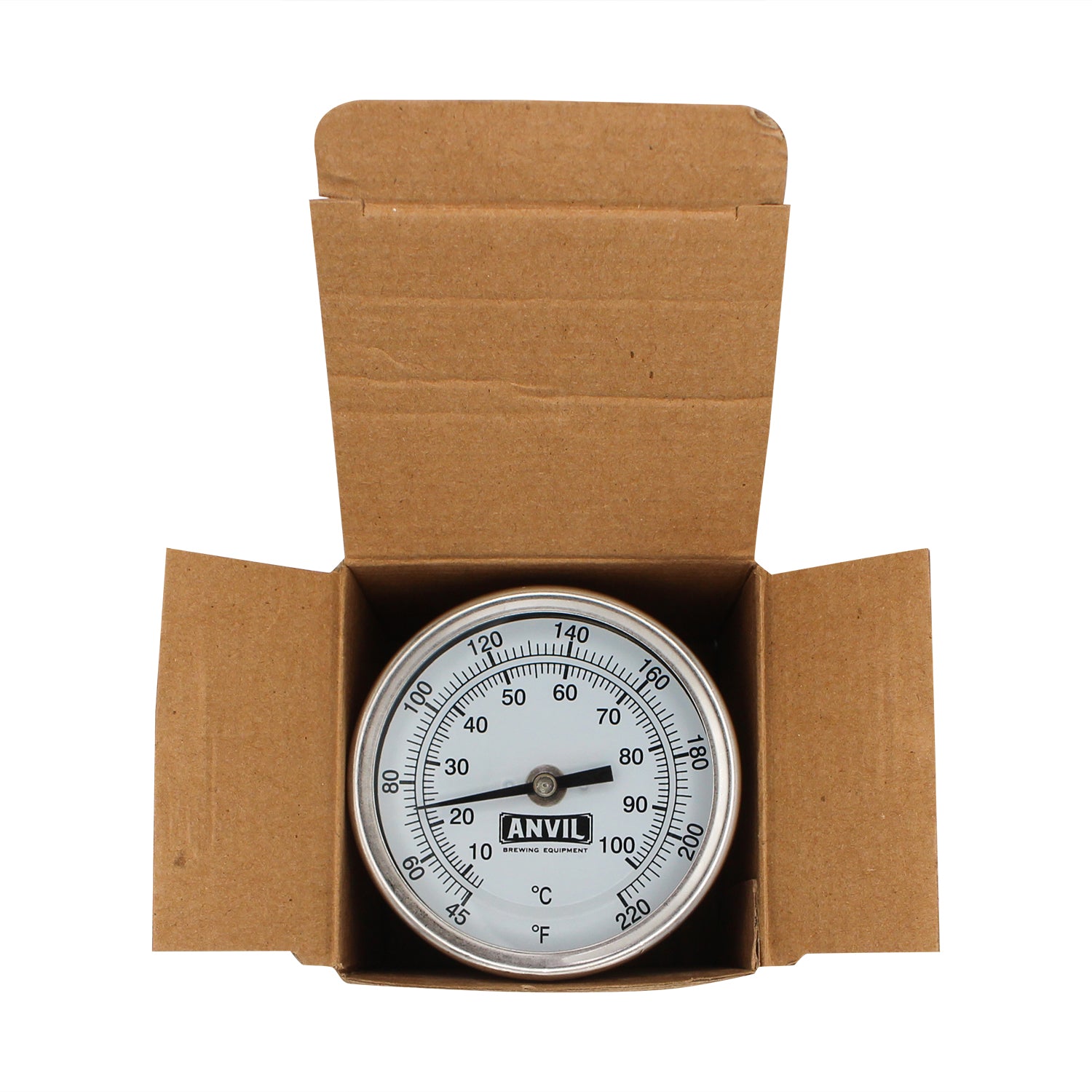 Brewing Thermometer - Weldless - 1/2" NPT -  Canuck Homebrew Supply, Canada