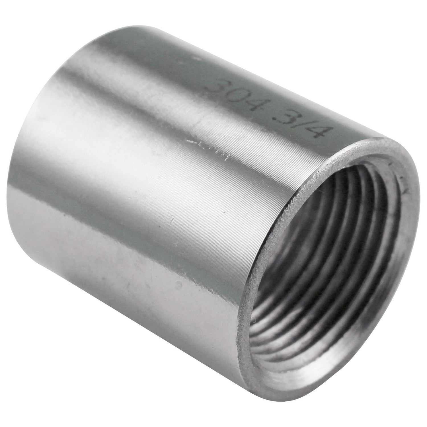 3/4" Female NPT to 3/4" Female NPT Stainless Steel Coupler