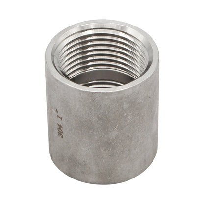 1" Female NPT X 1" Female NPT Coupler - 304 Stainless Steel Pipe Fitting
