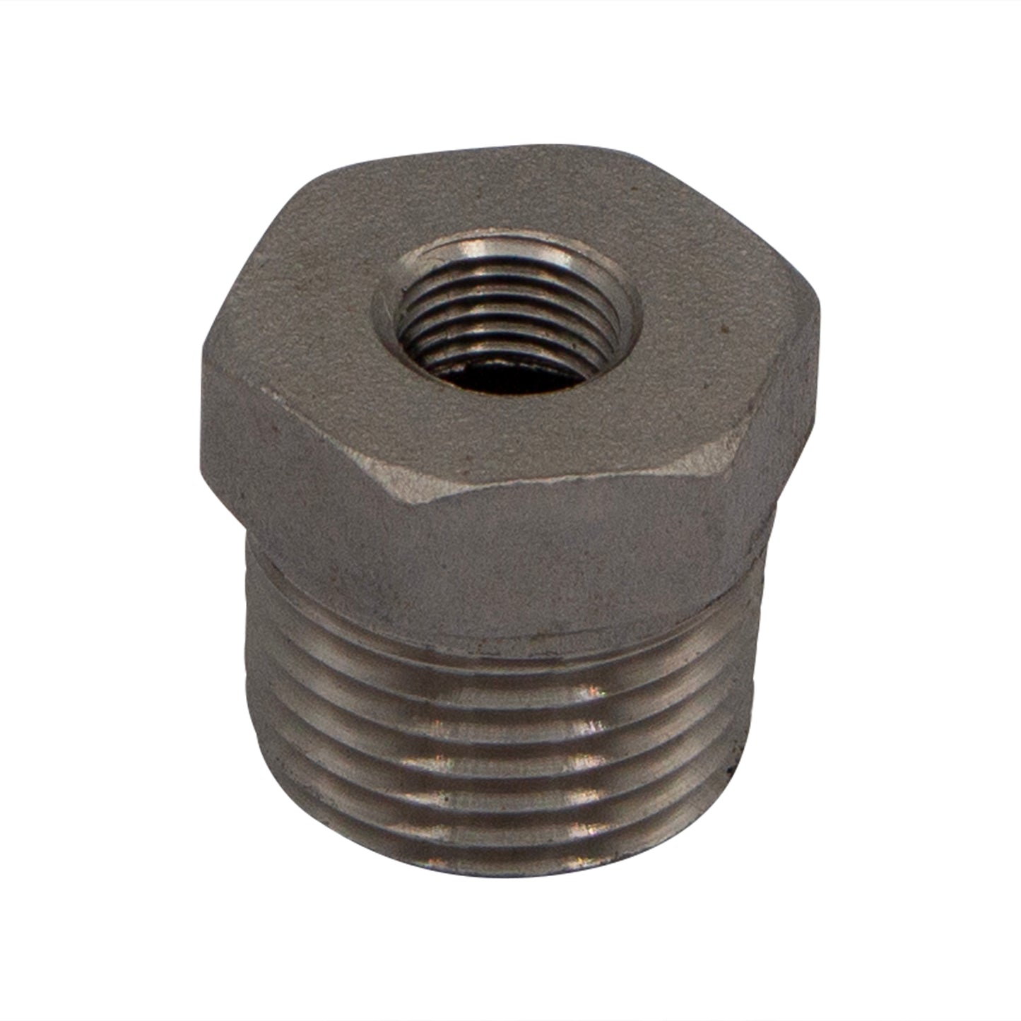 1/2" X 1/8" Female NPT Reducer Bushing - 304 Stainless Steel Pipe Fitting