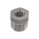 Stainless Steel Reducer Bushing - 3/8" Male NPT to 1/8" Female NPT