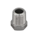Stainless Steel Reducer Bushing - 1/4" Male NPT to 1/8" Female NPT