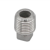 Stainless Steel Square Head Plug - 1/8" Male NPT