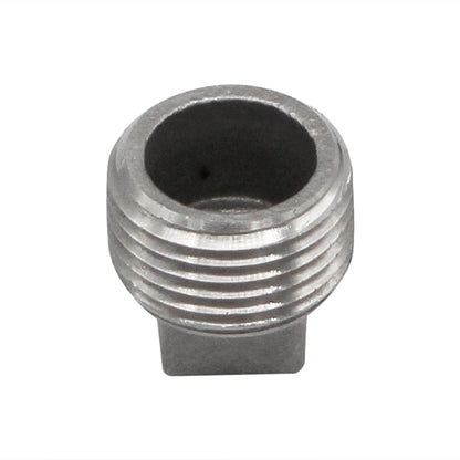 3/8" Male NPT Square Head Plug - 304 Stainless Steel Pipe Fitting